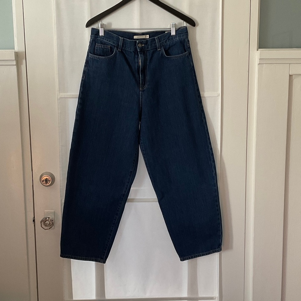 Humility Classic Blue Women's Barrel Jeans